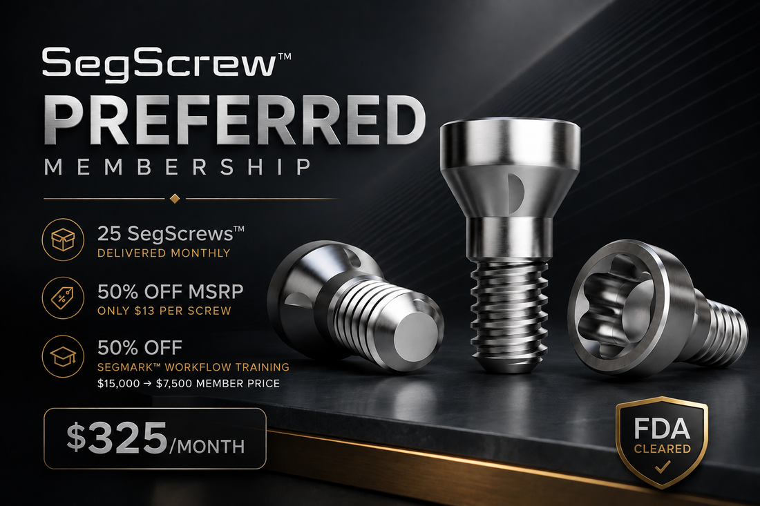 The SegScrew™ Preferred Membership